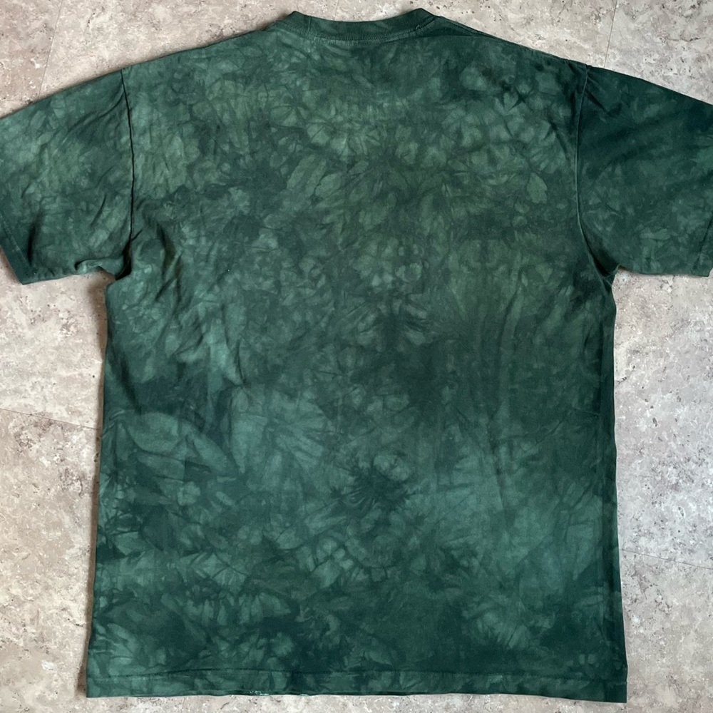 Vintage The Mountain Tree Man & The Moon T Shirt Size Large Short Sleeve Tye Dye - Picture 5 of 5